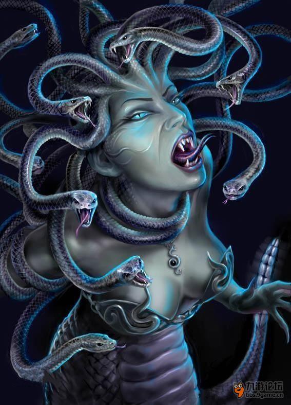 《圣火英雄传》希腊故事每日一则之美杜莎_圣