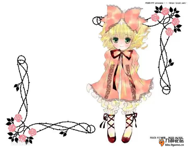 中文名:蔷薇少女 外文名:,Rozen Maiden 其他译名:玫瑰少女 作者:PEACH-PIT 出品时间:2002年9月~2007年7月连载终止,2008年4月新连载 出版社:幻冬舍(原),集英社(今) 单行本册数:旧连载8卷(已完结),新连载9卷 地区:日本 其他:新故事舞台增加平行世界 旧剧情简介:樱田纯,是一名不愿上学而长期不出家门的中学生,热衷于上网购物,喜欢在购买物品后的退货限期内退回物品。有一天收到一封自称是人工精灵荷里耶的来信,上面只写着「上发条 不上发条」的选项,在好奇