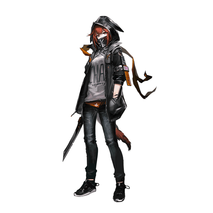 警卫干员立绘_明日方舟_九游论坛